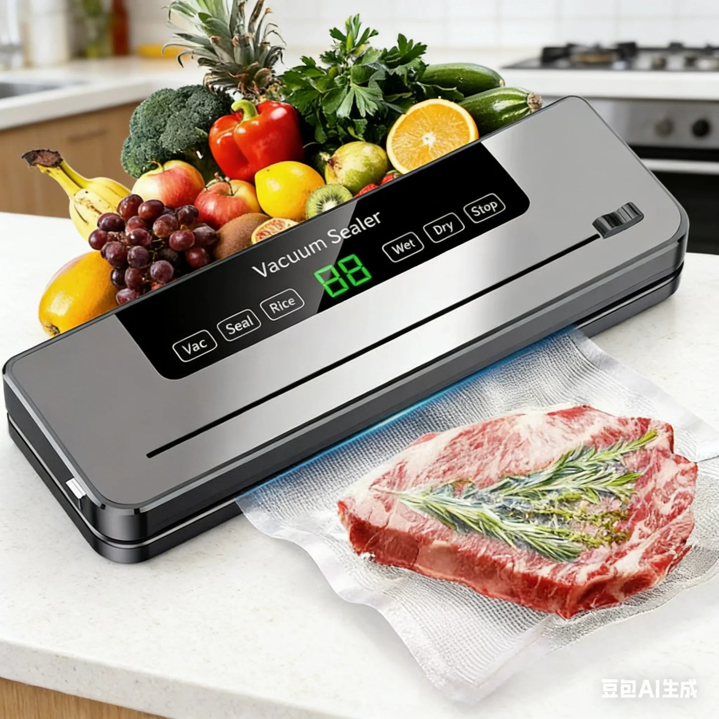 Easy Vacuum Sealer for Fresh Foods