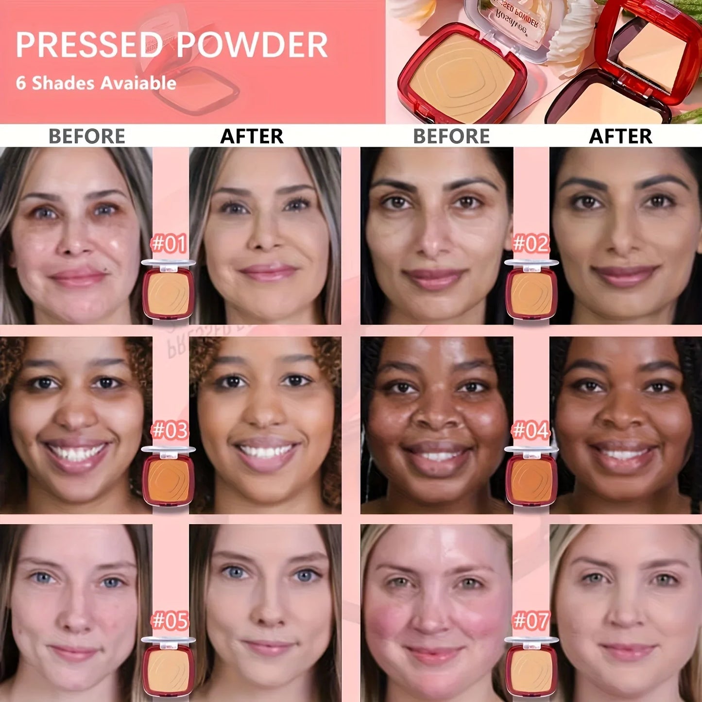 Flawless Matte Pressed Powder